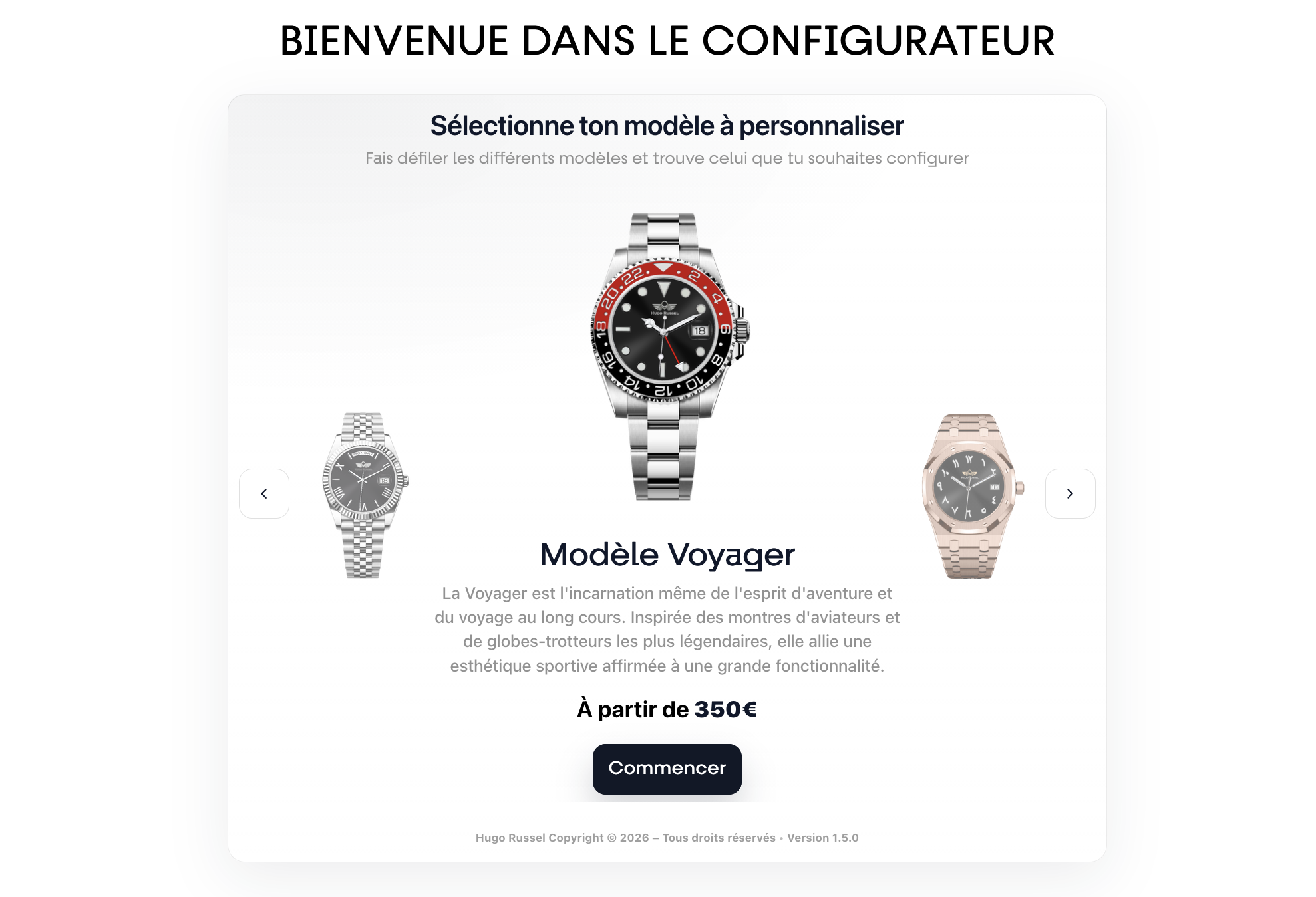 Étape 1 : Choix du modèle